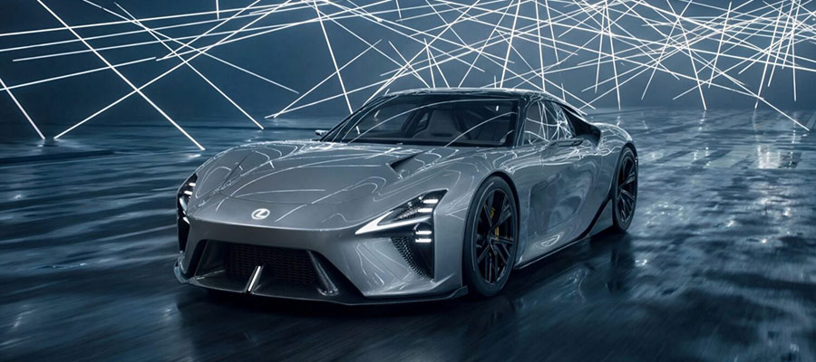 Image: Lexus LFA Concept Debuts as an All-Electric Sports Car